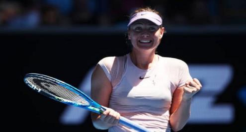 تنس.. شارابوفا تطيح بحاملة اللقب من أستراليا المفتوحة 